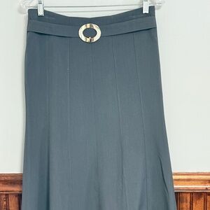 Womens Grey Long Skirt
